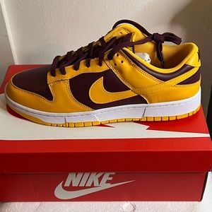 Nike Dunk Low Retro Arizona State Gold Sneakers Size Men's 12